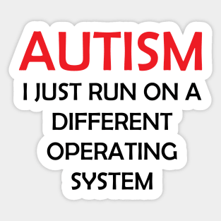 Different Operating System Sticker